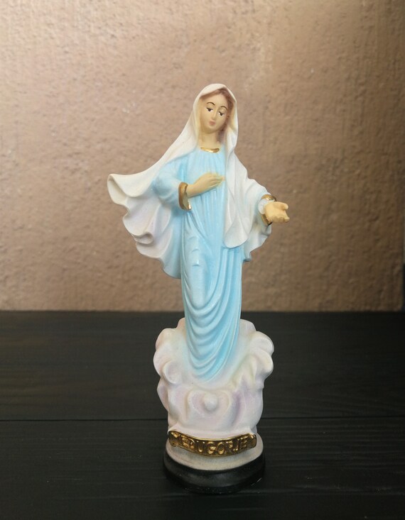 Statue de la Vierge Marie Medjugorje 55 Statue de la Etsy Canada