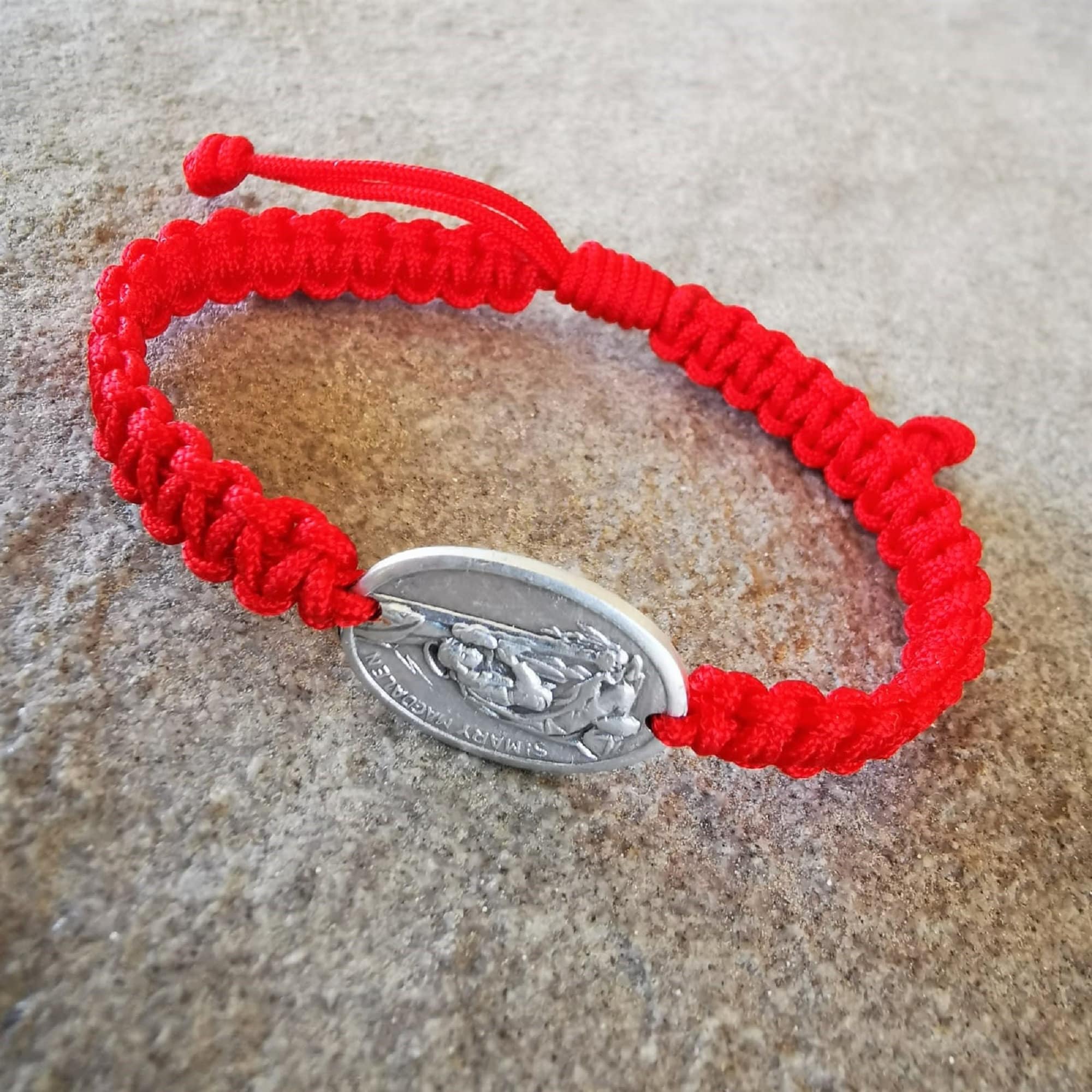 Saint Mary Magdalene Bracelet St Mary Magdalen Medal Etsy