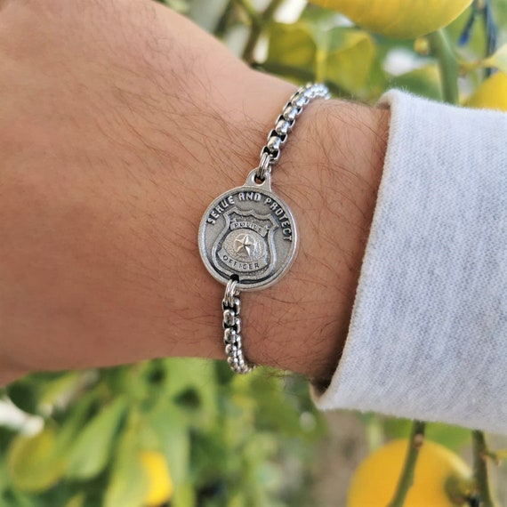 Saint michael bracelet deals