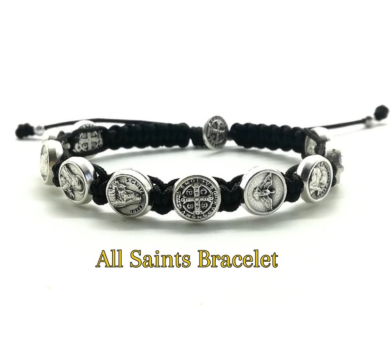 Choose Your Saint Bracelet Catholic Bracelet All Saints Etsy