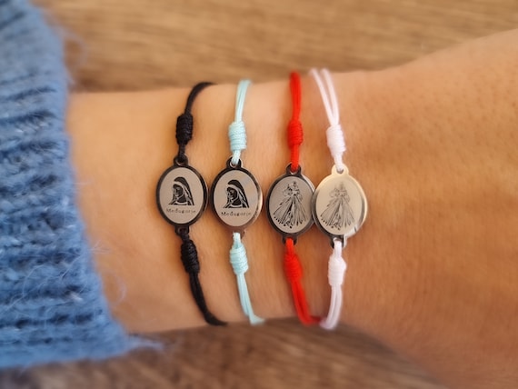 Saint medal bracelet deals