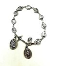 Rosary bracelet, divine mercy bracelet, catholic women bracelet, st michael chaplet, miraculous medal, virgin mary, guardian angel bracelet