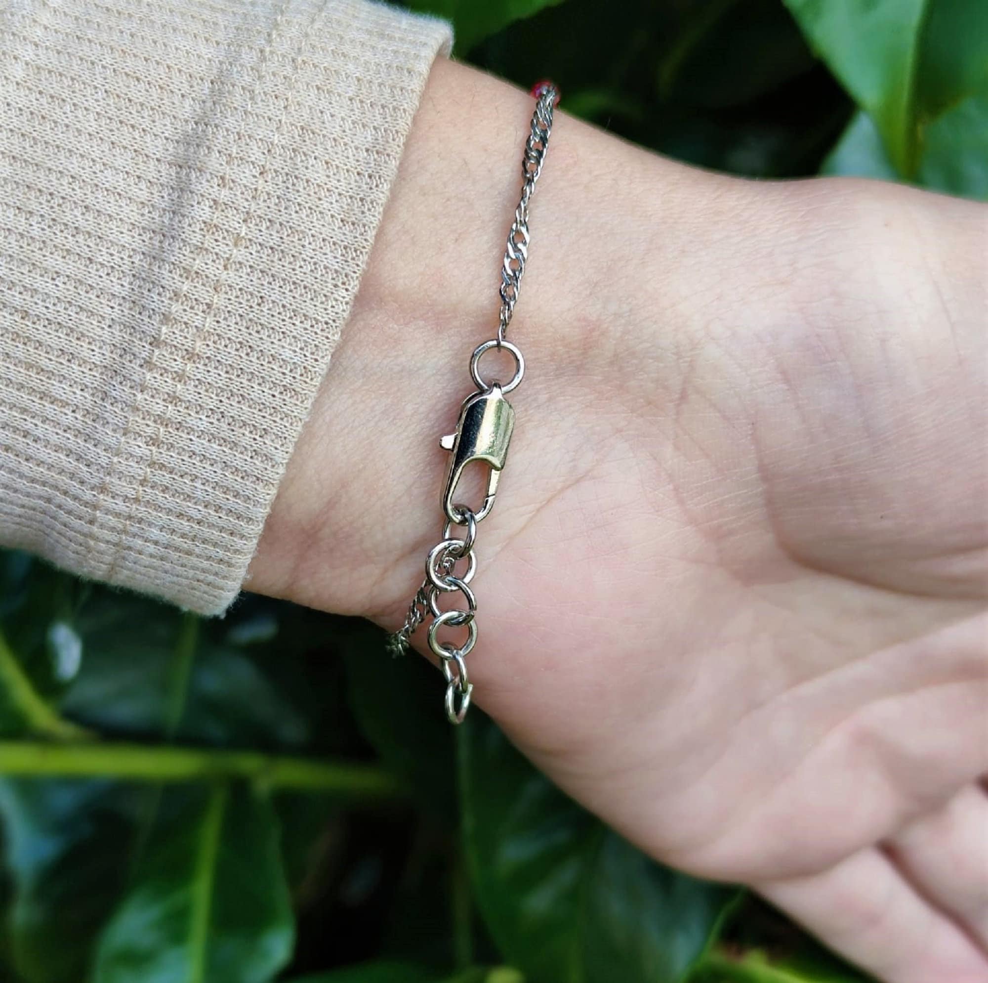 Catholic Rosary Bracelet - Women Jewelry - Girls Confirmation Gift - Dainty Minimalist Colorful Beads - Adjustable - Choose Saint Charm