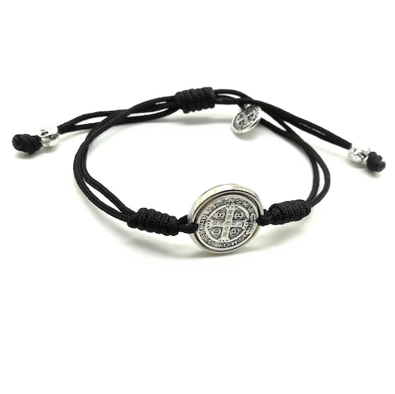 St benedict shop silver bracelet