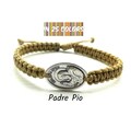 Padre Pio Bracelet, Padre Pio Medal, St Padre Pio, Catholic Bracelet, Saint Bracelet, Padre Pio Gift, Protection Bracelet, Padre Pio Charm product logo