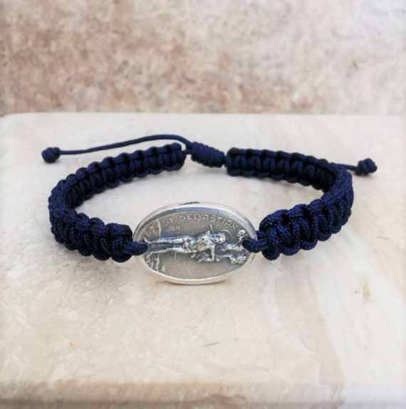 St sebastian bracelet clearance