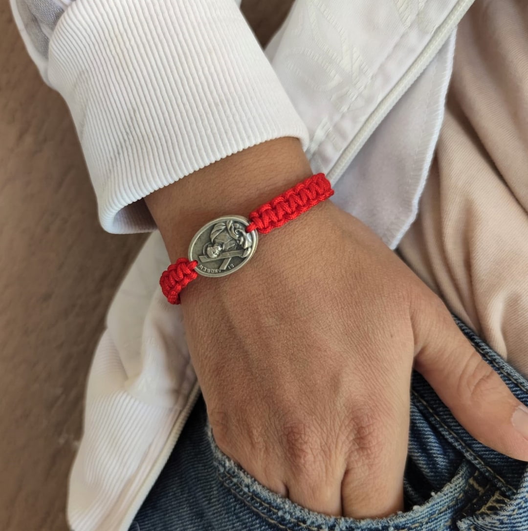 St Andrew Medal Bracelet - Patron Saint Scotland Russia Greece and