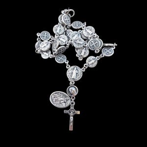 Catholic Necklace For Protection With St Michael Virgin Mary And St Benedict Medals Religious Gift for Him And Her