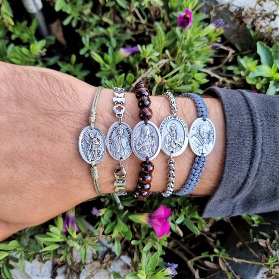 Catholic Saint Bracelet Religious Gift for Men Women Kids by Etsy