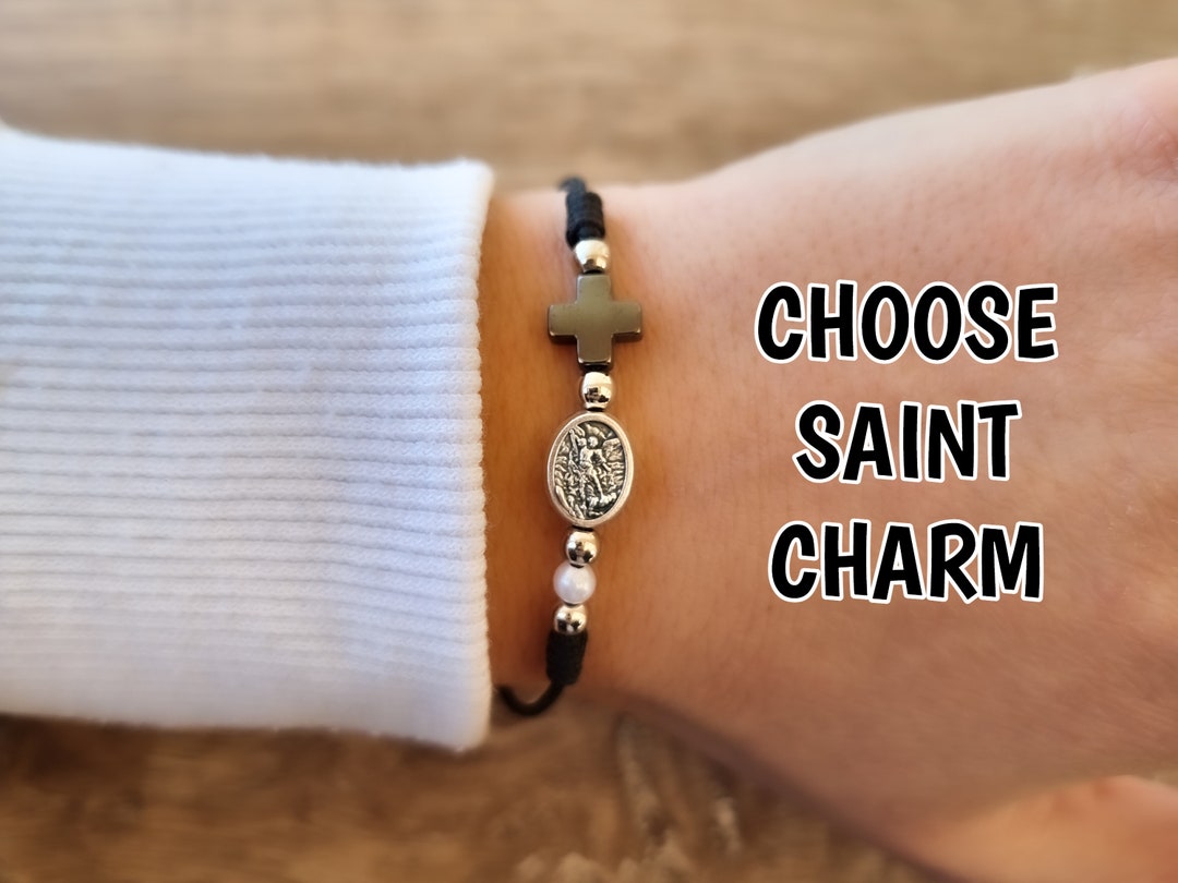 Saint Charm Bracelet, Catholic Gifts for Adults and Kids, St Michael