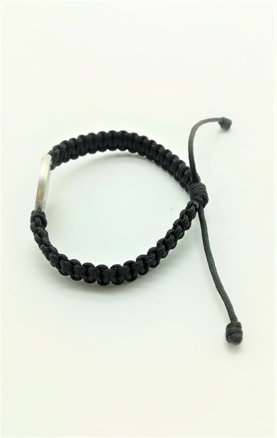 Bracelet Croix Avec Médaille Saint Benoît - Lot De 2, Fil Nylon Réglable 11-28 Cm - Protection, Porte-bonheur Unisexe