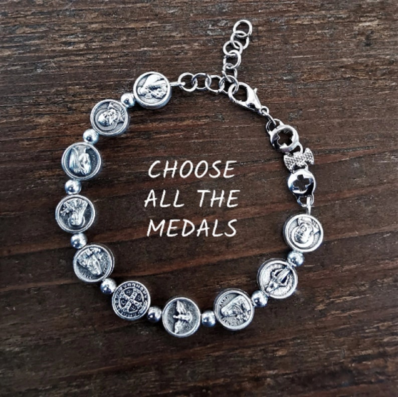Catholic Charms / Saint Medal Wholesale Rosary Making DIY Etsy