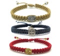 Saints medals bracelets, catholic bracelet, st michael, st benedict, padre pio, miraculous medal, St Francis, Holy Spirit, Scapular bracelet product logo