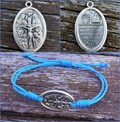 Catholic Bracelet, Saint bracelet, Identification bracelet, Catholic gift, Religious bracelet, Grandparents gift, Scapular, Miraculous Medal product logo