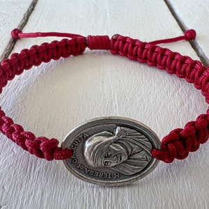 St Mother Teresa Bracelet, Saint Mother Teresa Charm, Teresa Of Calcutta, Catholic Gift For Women Grandma, Religious Jewelry For Women Men