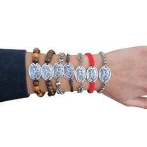 Saint St Michael Medal Bracelet