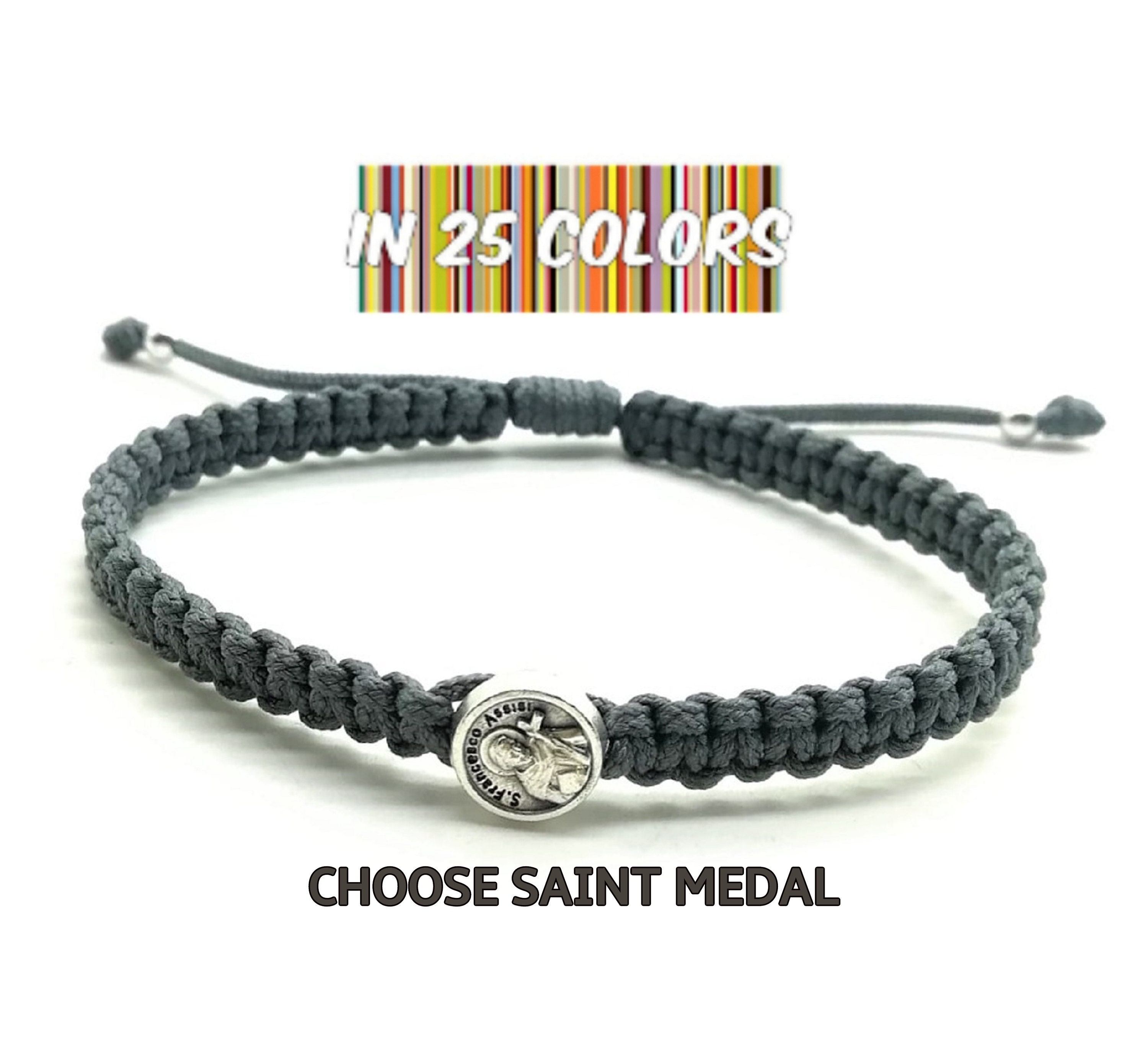 Saint Francis of Assisi the Patron Saint of Animals Catholic Saint Necklace in Stainless Steel