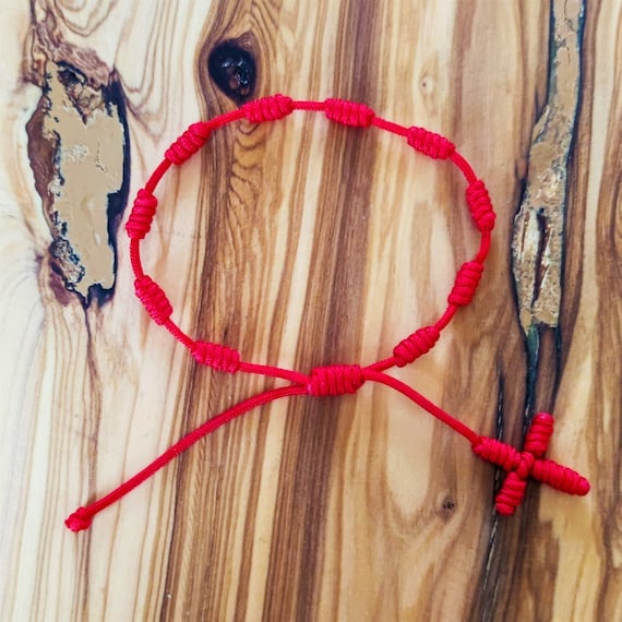 Knotted rosary bracelet sale