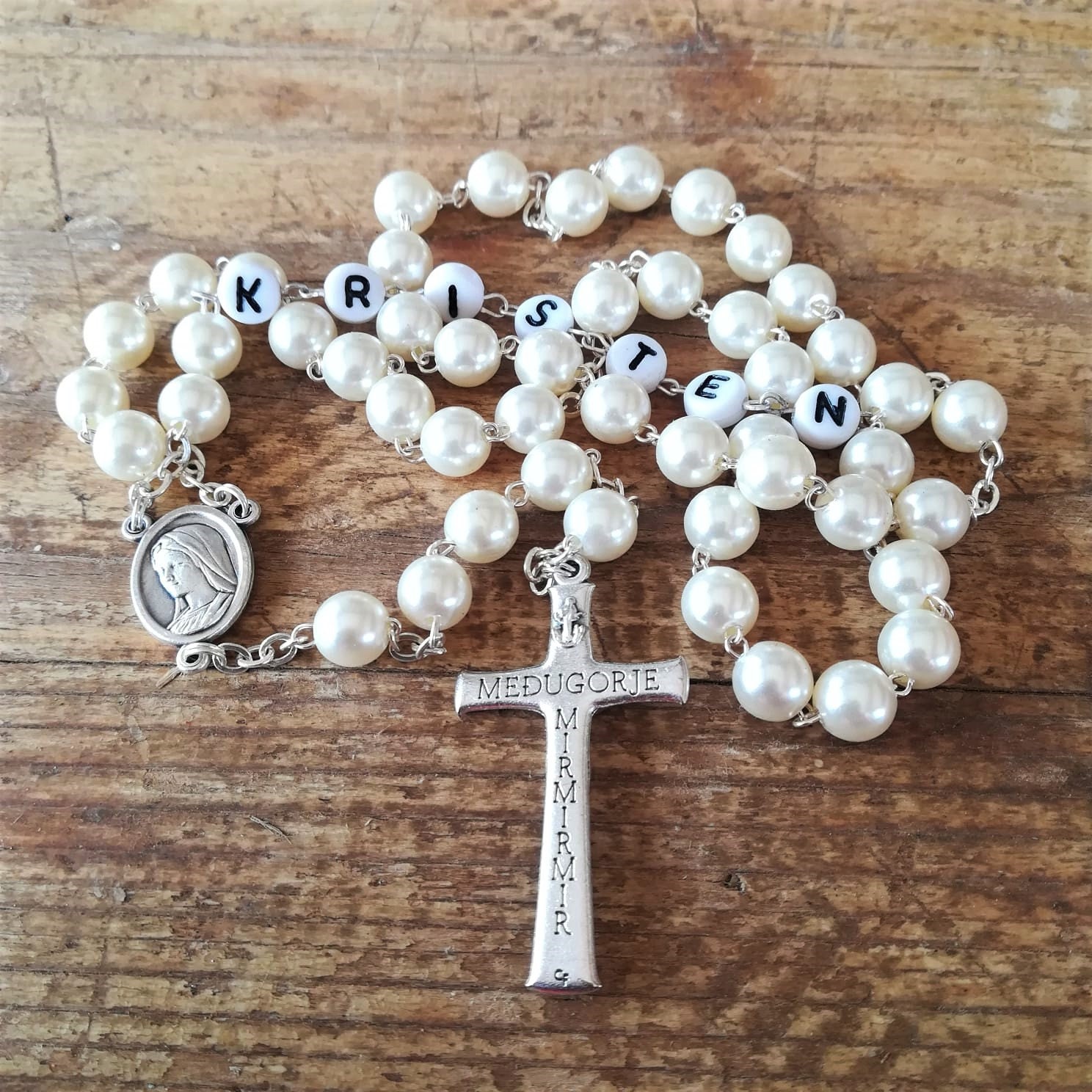 Rosery - Joyas católicas para mujeres – Rosario católico para mujeres y  hombres, regalos de confirmación para adolescentes, collar de rosario de  cruz