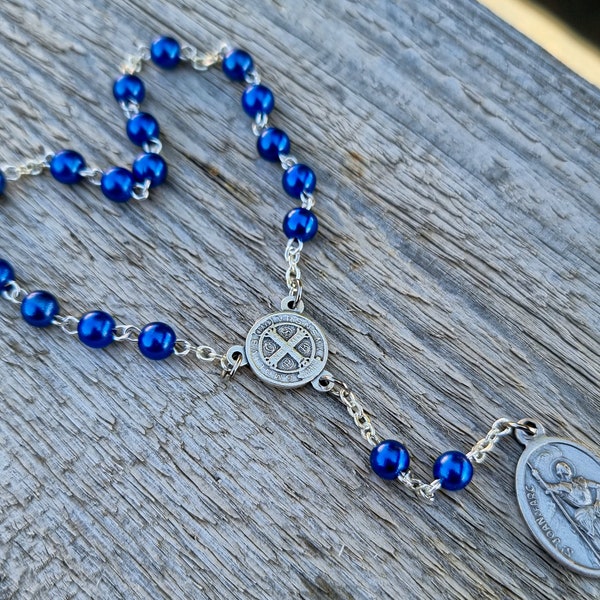 Saint Joan of Arc Catholic Chaplet, Patron Of Soldiers And France, Gift For Soldiers, Soldiers Gift, St Joan Of Arc Medal Rosary