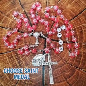 Recordatorio de Comunión personalizado Sencillo de NIÑA de espaldas con  rosario