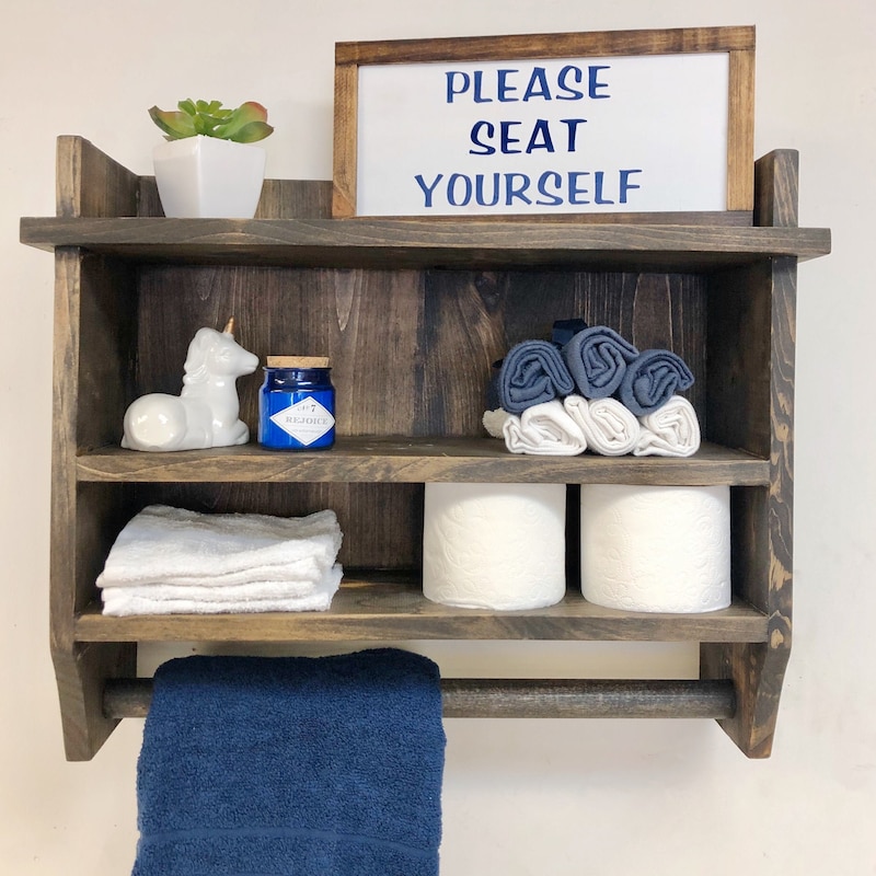 Rustic Cabinet for Bathroom - Etsy