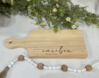 Personalized Hometown Cutting/Serving Board