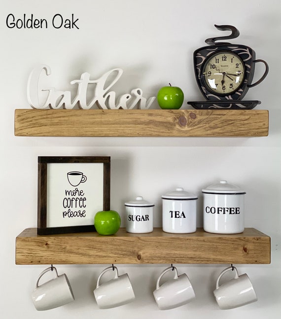 32х26 Inches Wooden Coffee Mug Shelf Wall Decor, Nursery Shelf, Kids  Shelves, Country Mug Rack, Kitchen Shelf, Coffee Bar, Coffee Cup Holder -   Norway