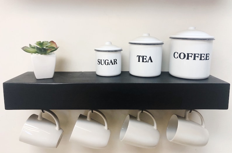 coffee mug shelf with hooks coffee mug shelf with hooks