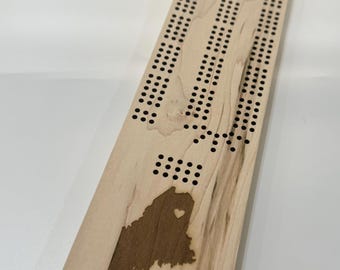Personalized Hometown Cribbage Board