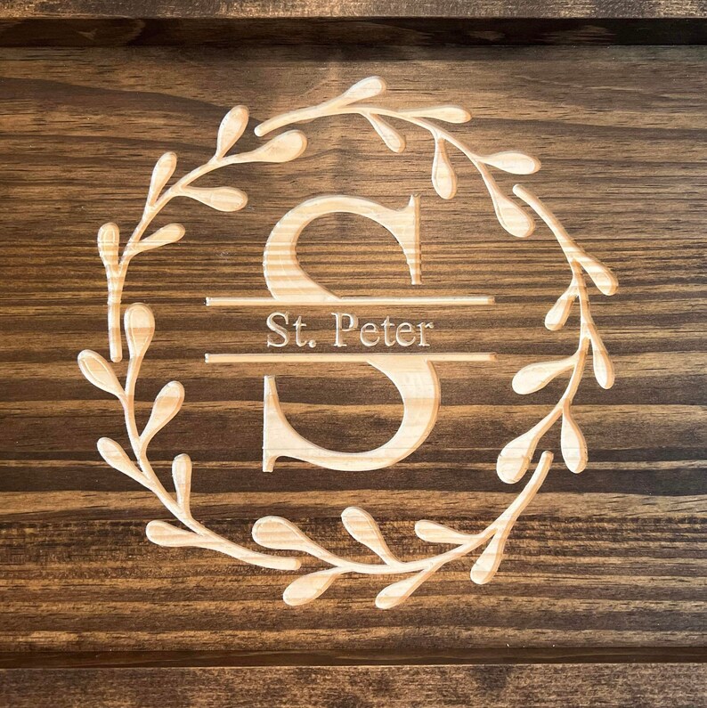 Personalized Wood Serving Tray Wedding Gift Etsy