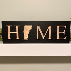 Vermont Home Sign