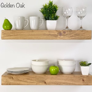Set of Two Floating Shelves | FREE SHIPPING | Floating Shelves | Custom Rustic Wood Shelf