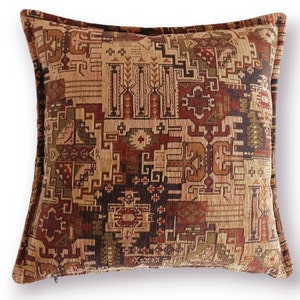 Kilim cushion cover, pillow cover 18 x 18, Turkish pillow cover, throw pillow cover, boho throw pillow, outdoor pillow, kissen orientalisch.