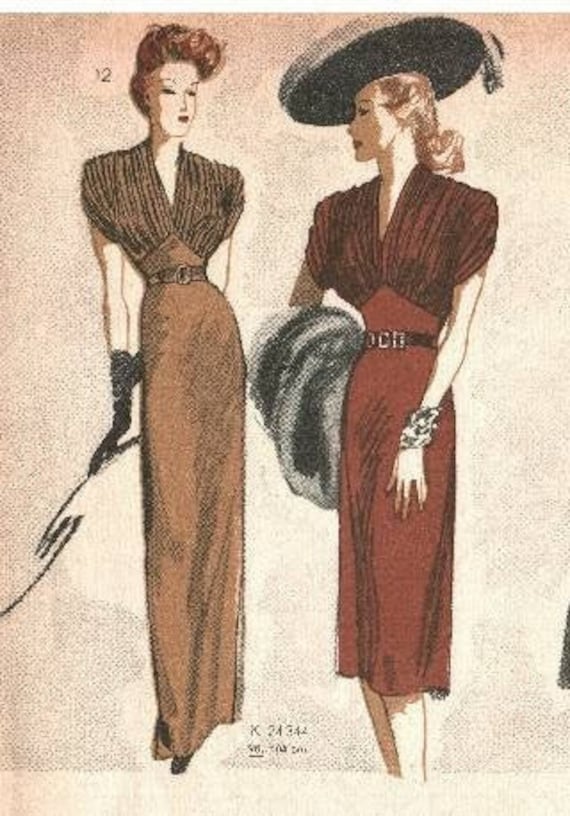 1940's formal dress