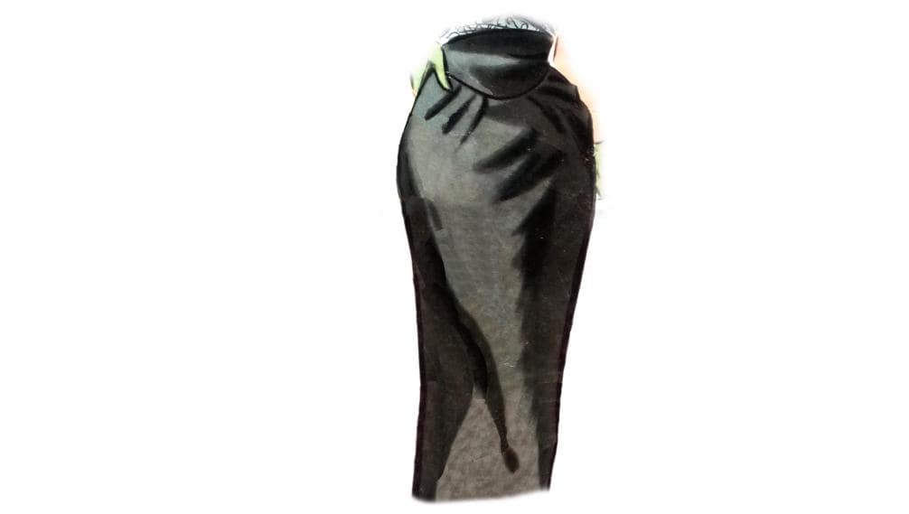 PHEENY/LOOP YARN WHOLEGARMENT SKIRT (CHACOAL)
