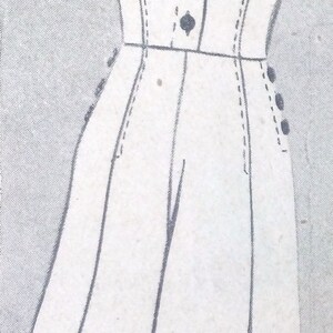 Puede incluir: Un patr&oacute;n de vestido sin mangas con cuello, cierre de botones y bolsillos. El patr&oacute;n incluye un n&uacute;mero, 86905, y dos ilustraciones m&aacute;s peque&ntilde;as del vestido.