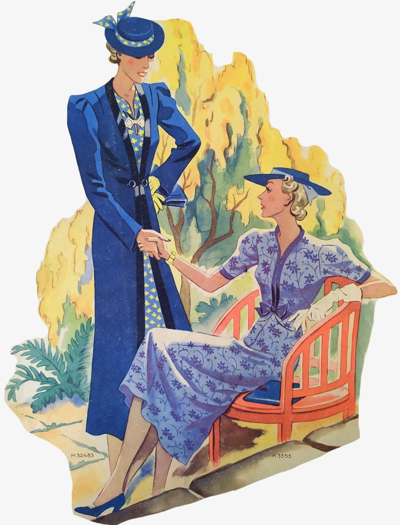 Sewing Sewing Fiber A 1940 Bust Size 44112cm Springsummer Coat Sewing