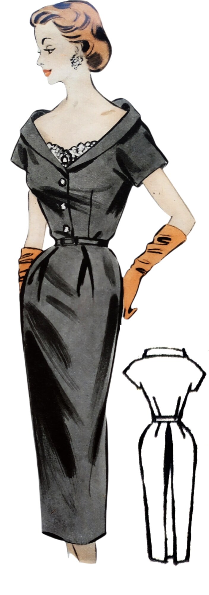 DR Vintage Dress-Bust 46 to 48