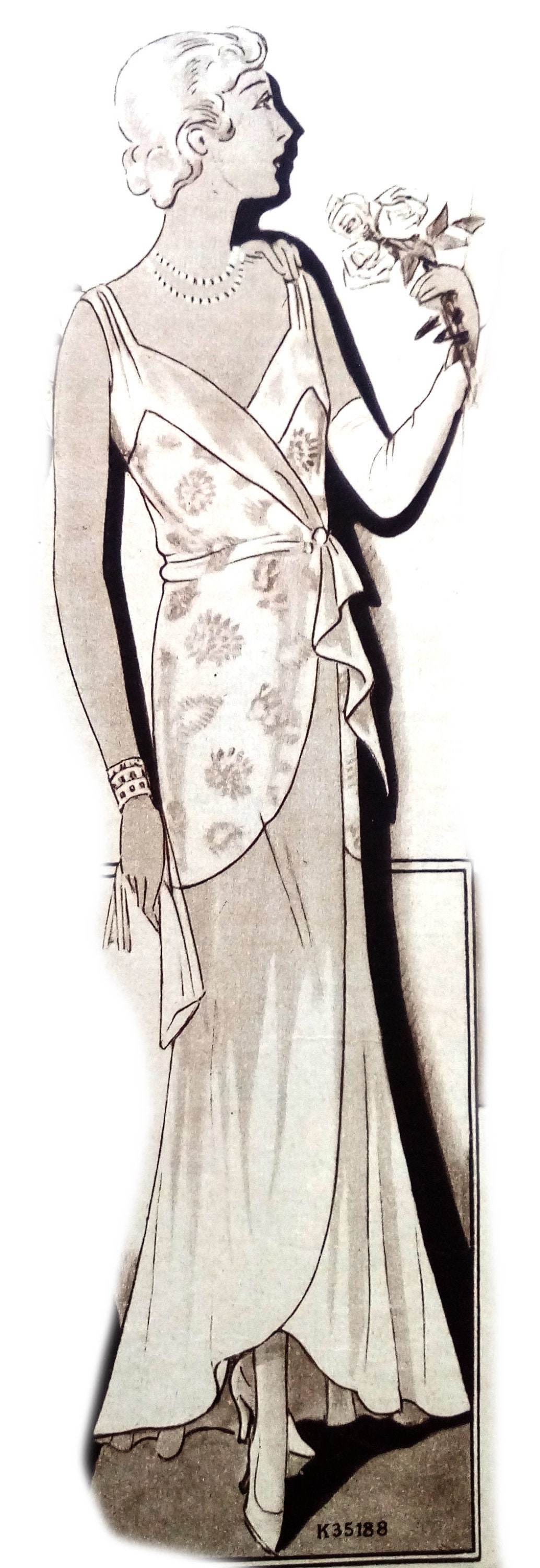 Vintage Dress-Bust 32