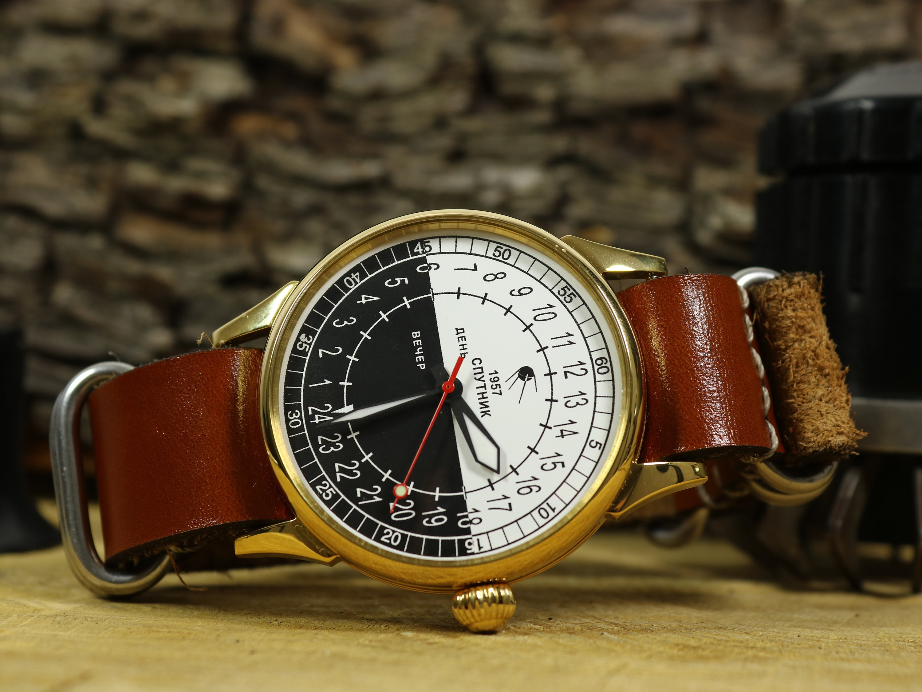 Soviet Watch Raketa 24 Hour Watch Sputnik Watch Mechanical | Etsy