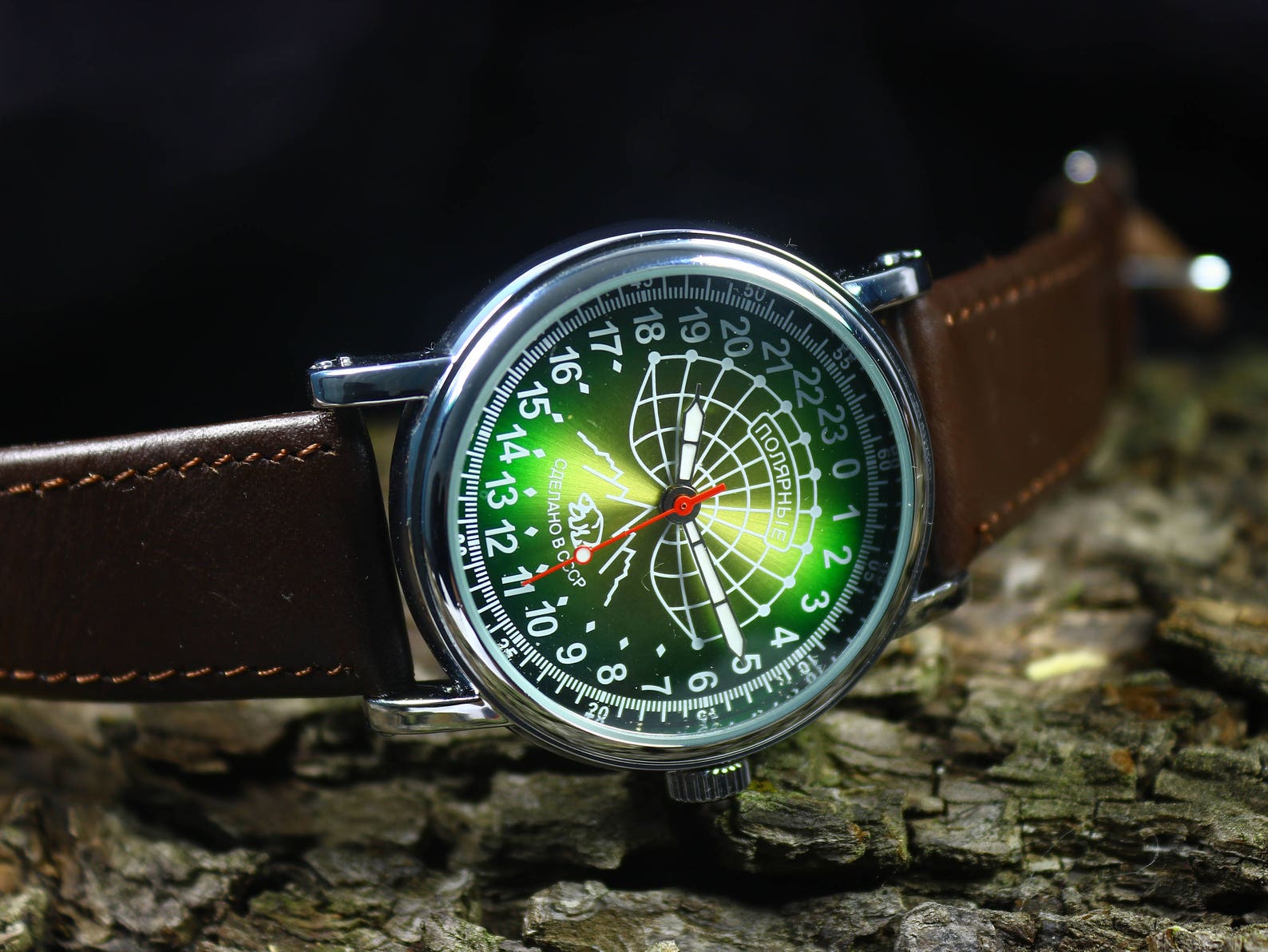 Полярные часы часы Raketa 24-часовые часы часы ussr 1 - изображение 