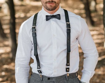 Tirantes De Cuero De Conac Muebles De Boda Rusticos Etsy