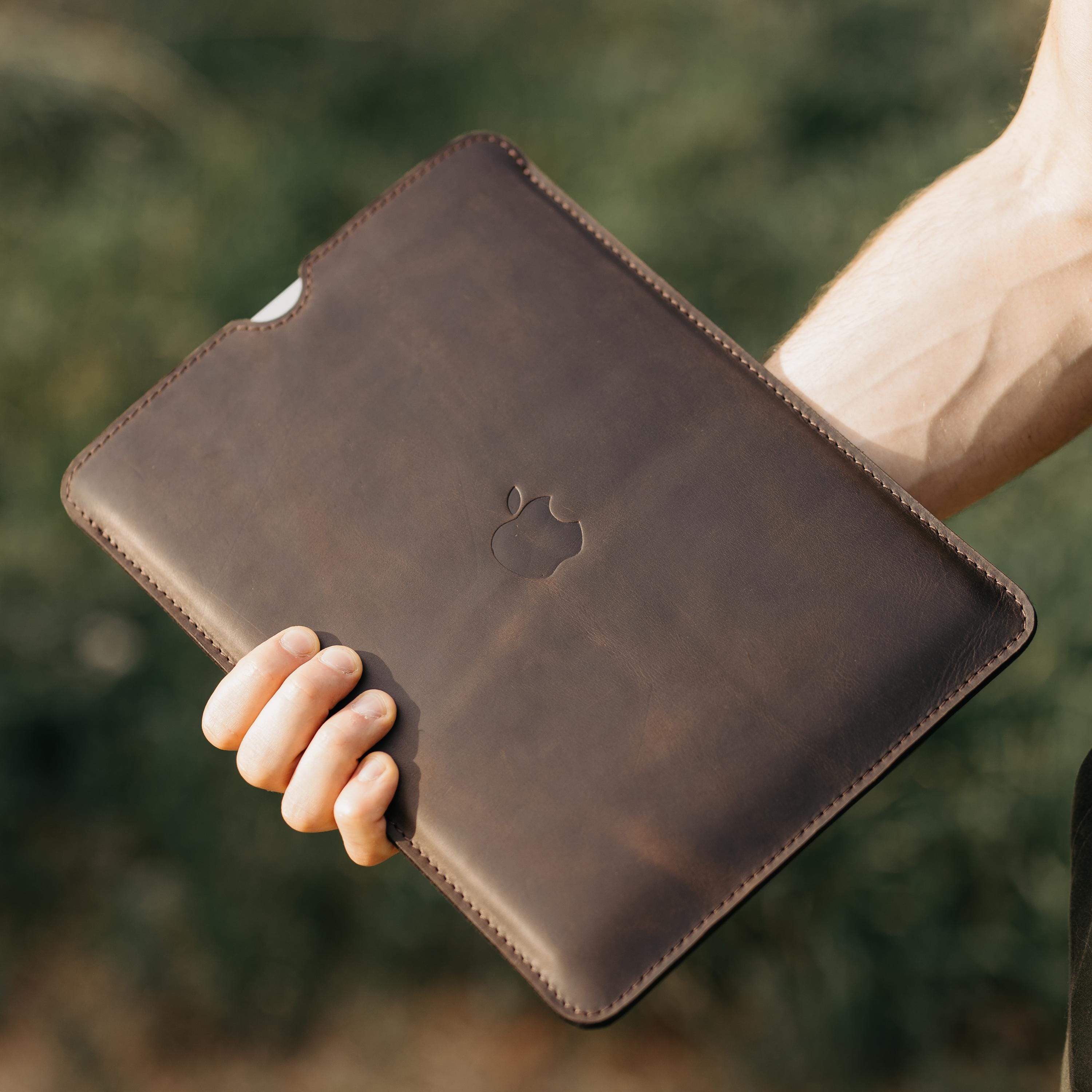 Custom Genuine Leather MacBook Air & Pro Sleeve 13