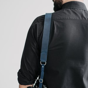 Genuine Leather Camera Neck Strap, Adjustable DSLR Shoulder Strap, Camera Gear Accessories, Photographer Gift, Gift for Boyfriend