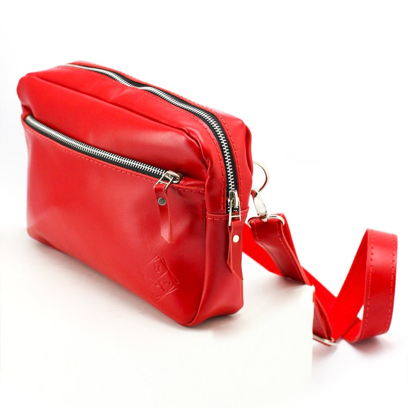 red bum bag womens