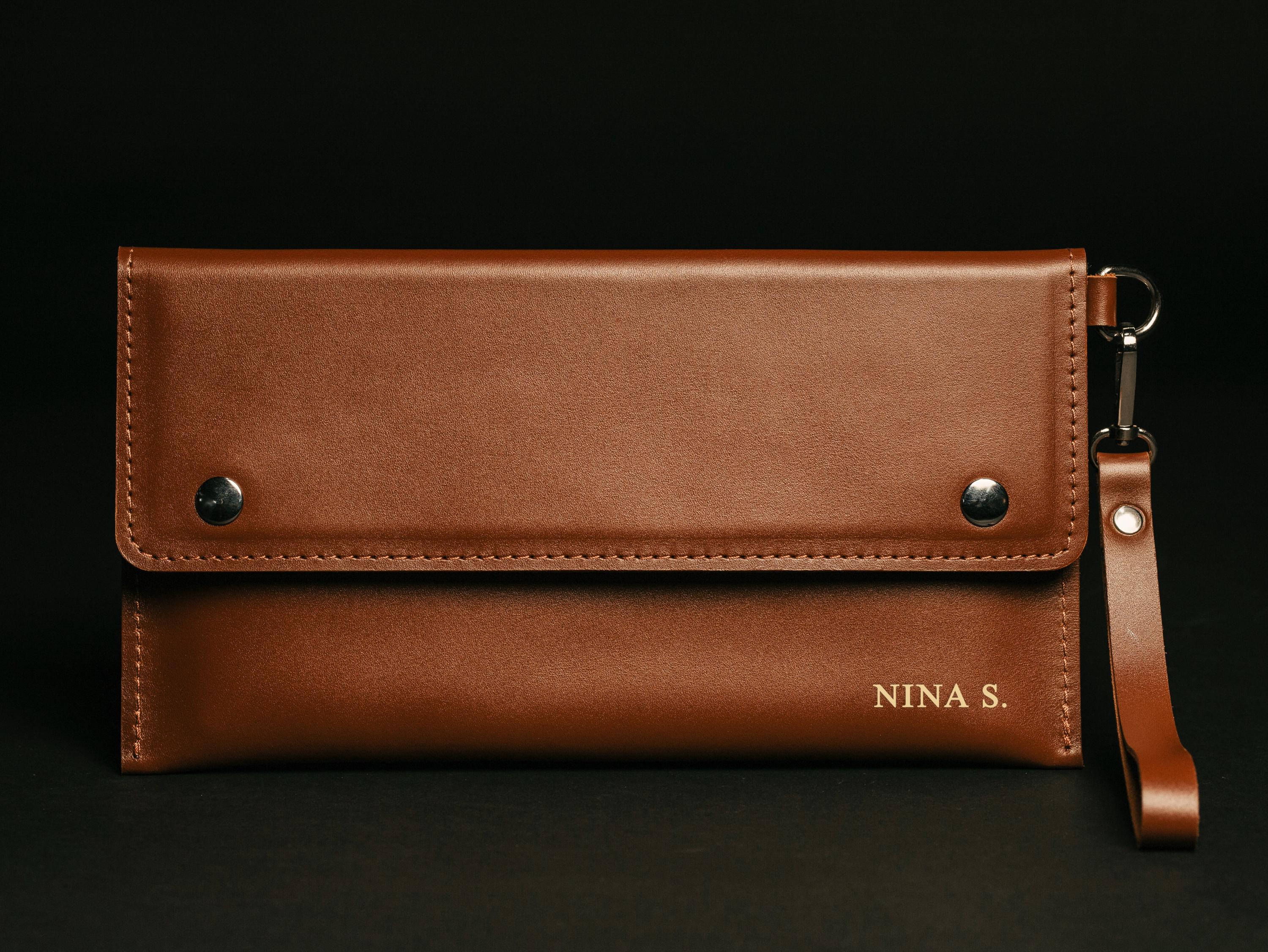 Beurlike Portafoglio Da Polso In Pelle Vegana Marrone - Pochette Donna Con Cerniera, Borsetta Per Telefono E Accessori