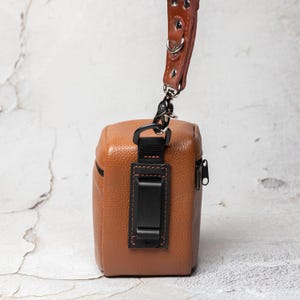 Durable Leather Lens Pouch, Camera Lens Case, Tube for Photographer Lens, Travel Pouch, Lens Protector,  Gift For Dad,