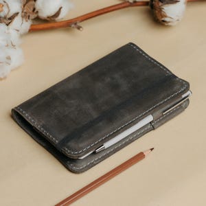 Copertina in pelle per diario A6, custodia in pelle pieno fiore, regalo per scrittori, Leuchtturm1917, Moleskine Large