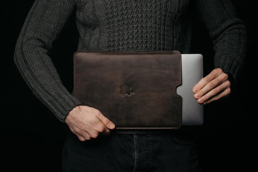 Custom Genuine Leather MacBook Air & Pro Sleeve 13